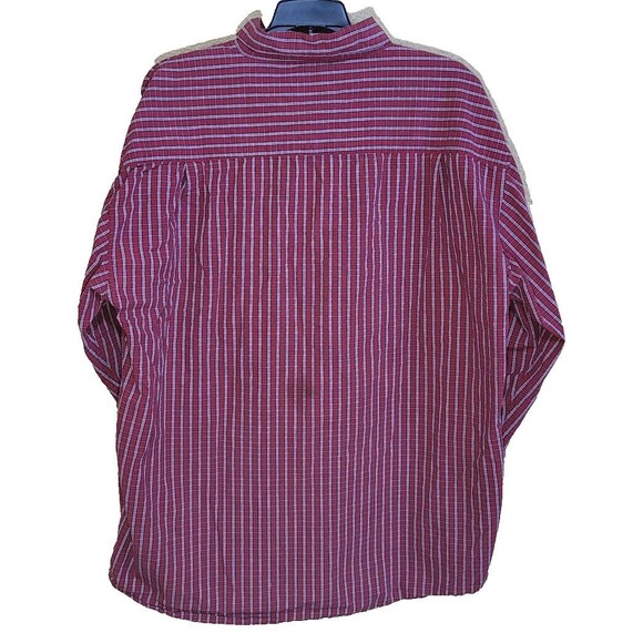 US Expedition Men's Long Sleeve Button Down Shirt Red Plaid Flannel XL Cotton - Picture 4 of 11